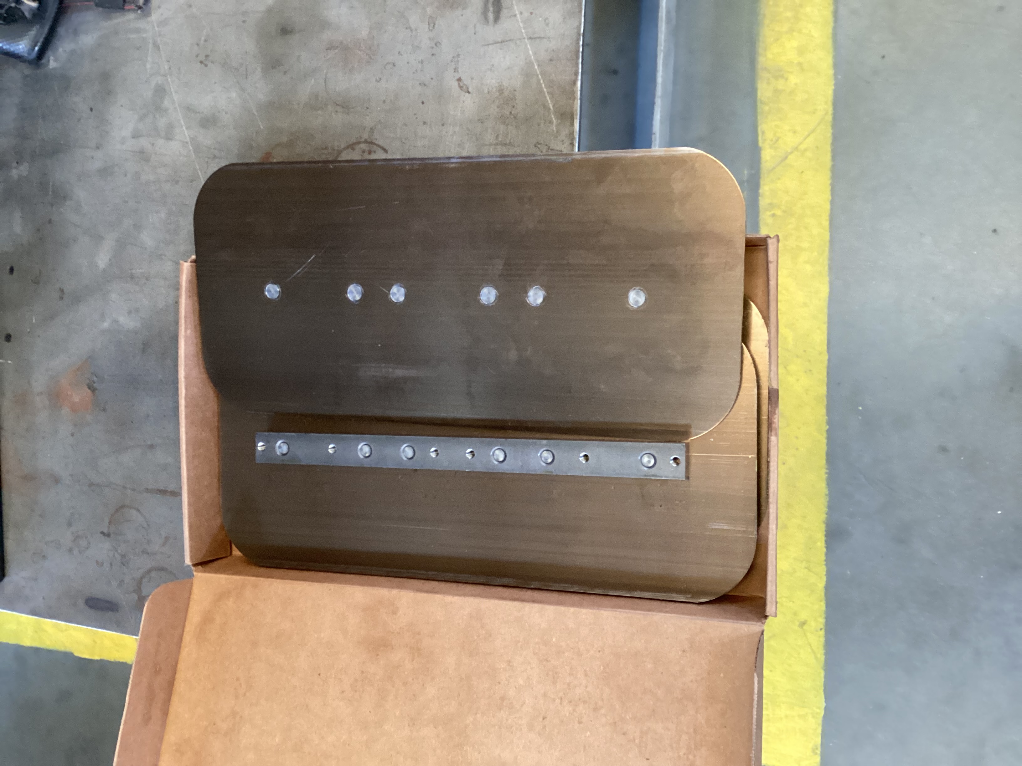 8X18 GOLD FINISH BLADES