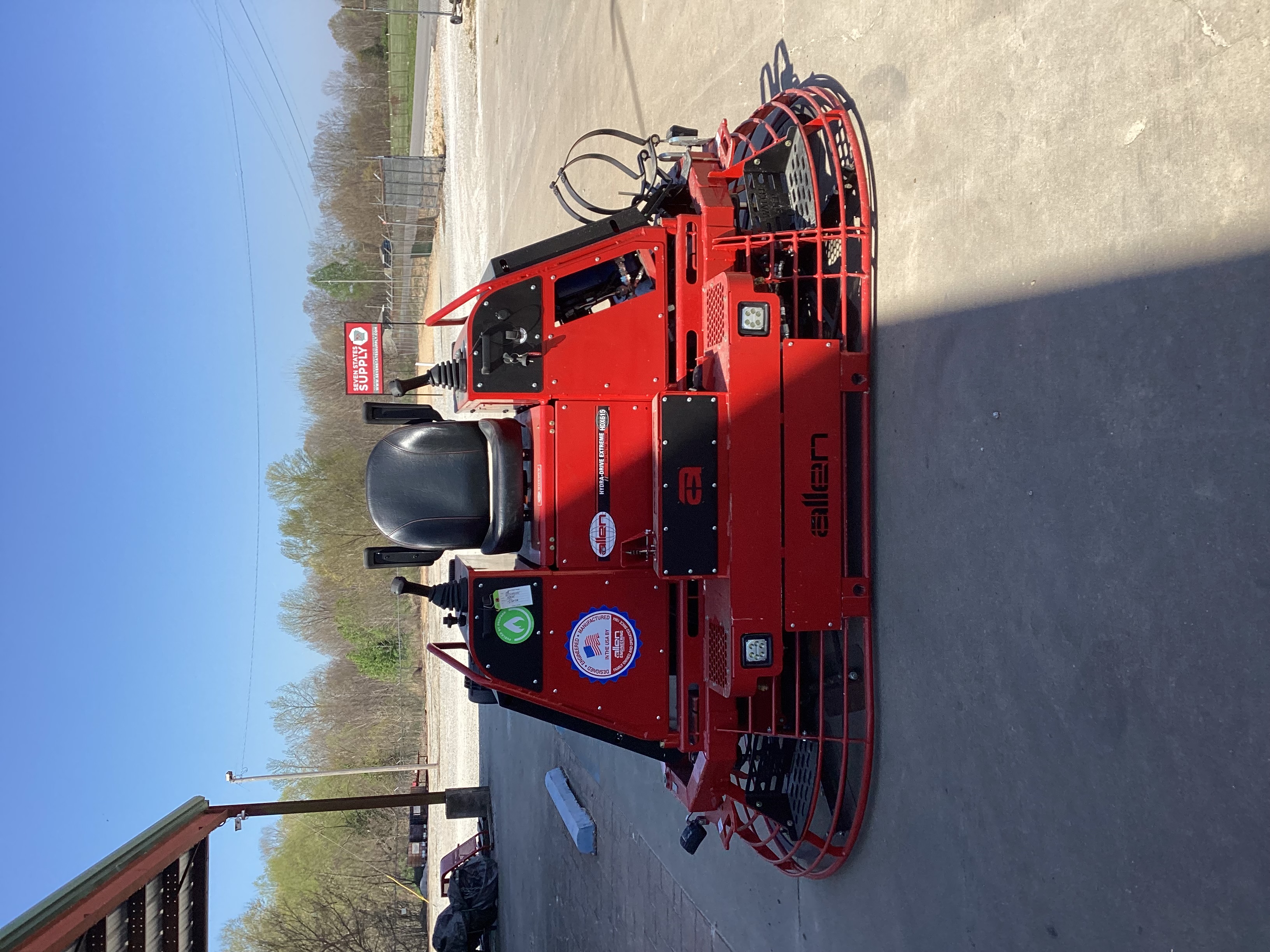 ALLEN HDX615-DUEL FUEL RIDING TROWEL (USED)
